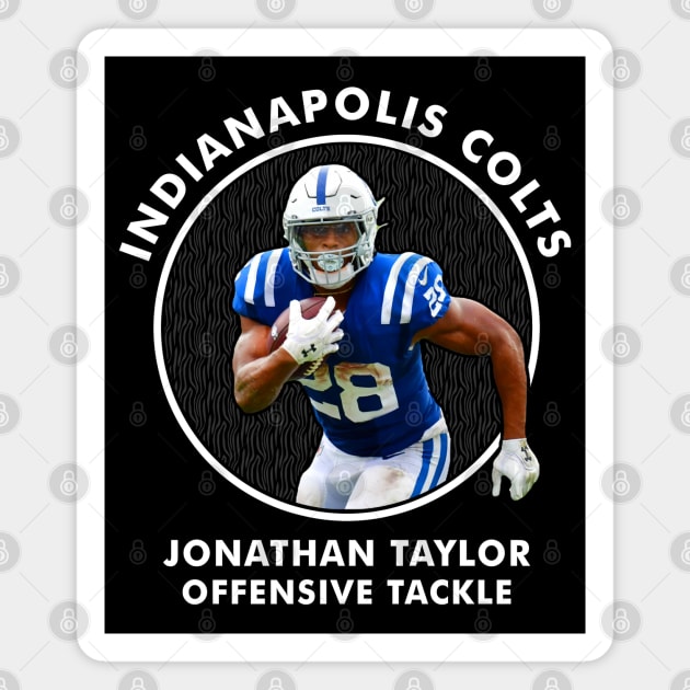 JONATHAN TAYLOR - OT - INDIANAPOLIS COLTS Magnet by Mudahan Muncul 2022